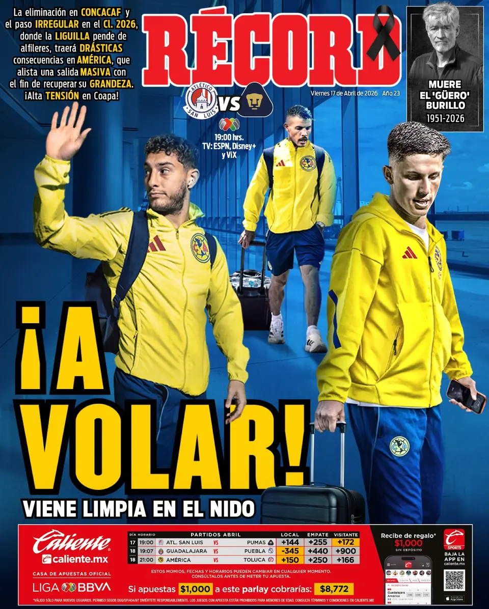Portada RÉCORD 17 abril 2026