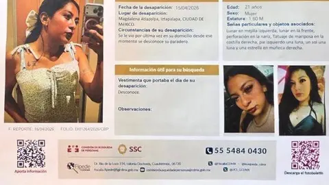 Edith Guadalupe desapareció el pasado 15 de abril y de inmediato sus familiares comenzaron con su búsqueda / Especial