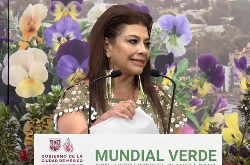 Clara Brugada, planteó impulsar el trabajo desde casa durante el Mundial 2026. / X