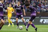 César Huerta en el partido de Anderlecht contra Mechelen en la Belgian Pro League | AFP