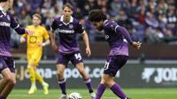 César Huerta en el partido de Anderlecht contra Mechelen en la Belgian Pro League | AFP
