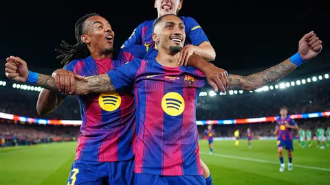 Gol de Raphinha contra el Real Betis | AP