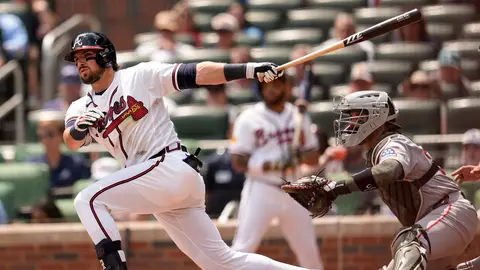 Austin Riley en la victoria de Atlanta | AP