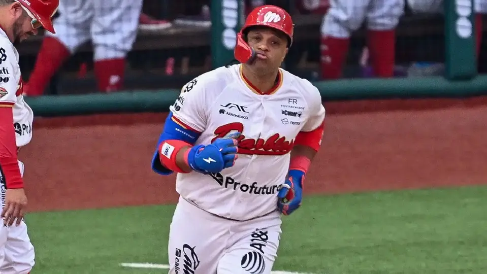 Robinson Canó en la victoria de Diablos Rojos del México | x:@DiablosRojosMX