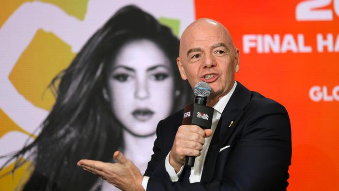 Gianni Infantino en un evento de la Copa del Mundo 2026 | AP