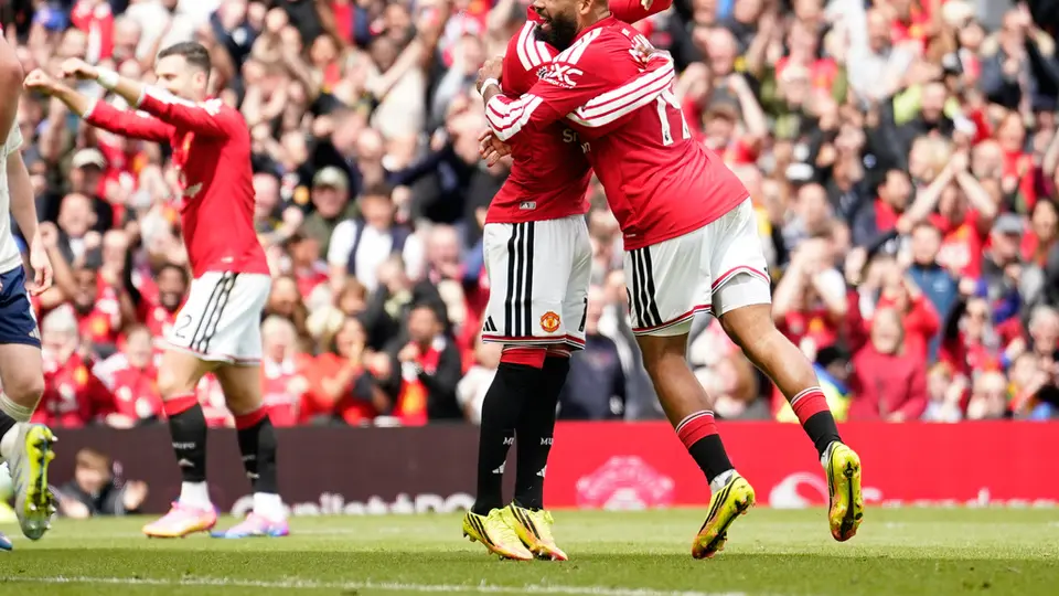 Manchester United tras derrotar al Nottingham Forest | AP