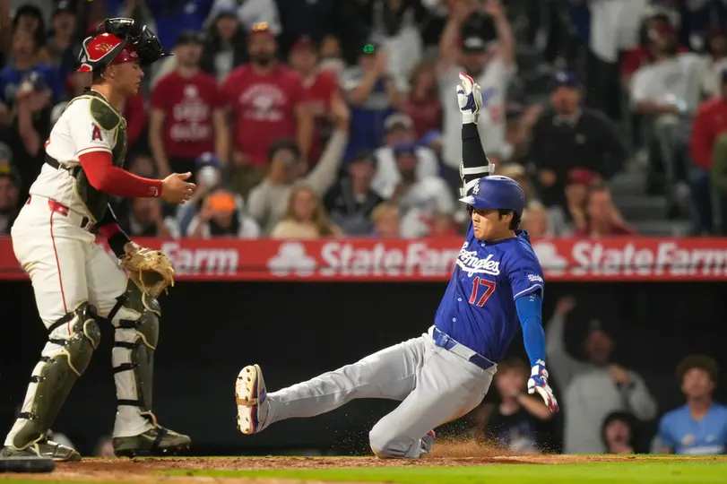 Victoria de los Dodgers ante los Angels en MLB 1 AP