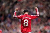 Bruno Fernandes iguala récord de asistencias en la polémica victoria del Manchester United