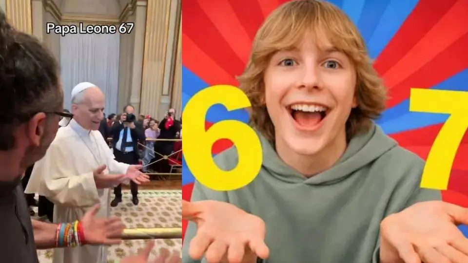 VIDEO: Papa León XIV es captado haciendo el six seven y se hace viral