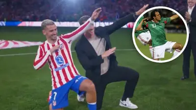 ¡A lo Cuau! Griezmann recrea el festejo del ídolo de Tepito en su despedida