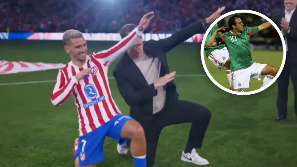 ¡A lo Cuau! Griezmann recrea el festejo del ídolo de Tepito en su despedida