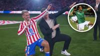 ¡A lo Cuau! Griezmann recrea el festejo del ídolo de Tepito en su despedida