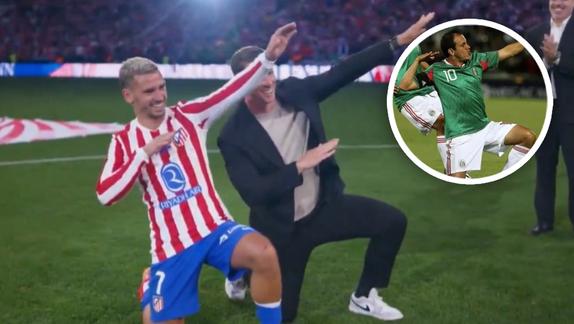 ¡A lo Cuau! Griezmann recrea el festejo del ídolo de Tepito en su despedida