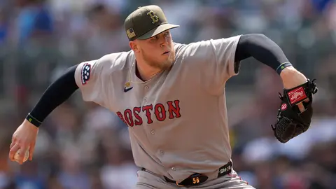 Ryan Watson con los Red Sox | AP
