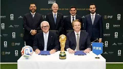 Gianni Infantino en un evento de la Copa del Mundo 2026 | AP