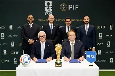 Gianni Infantino en un evento de la Copa del Mundo 2026 | AP
