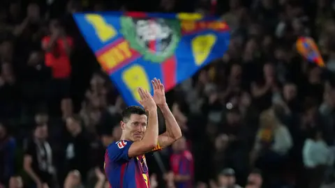 Robert Lewandowski, leyenda blaugrana | AP