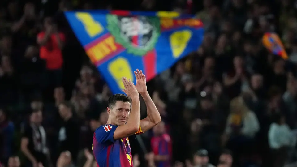Robert Lewandowski, leyenda blaugrana | AP