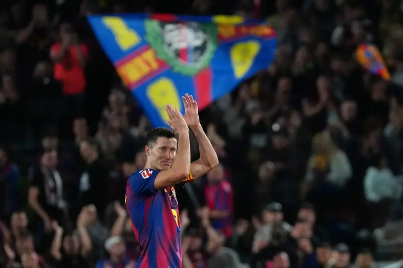 Robert Lewandowski, leyenda blaugrana | AP