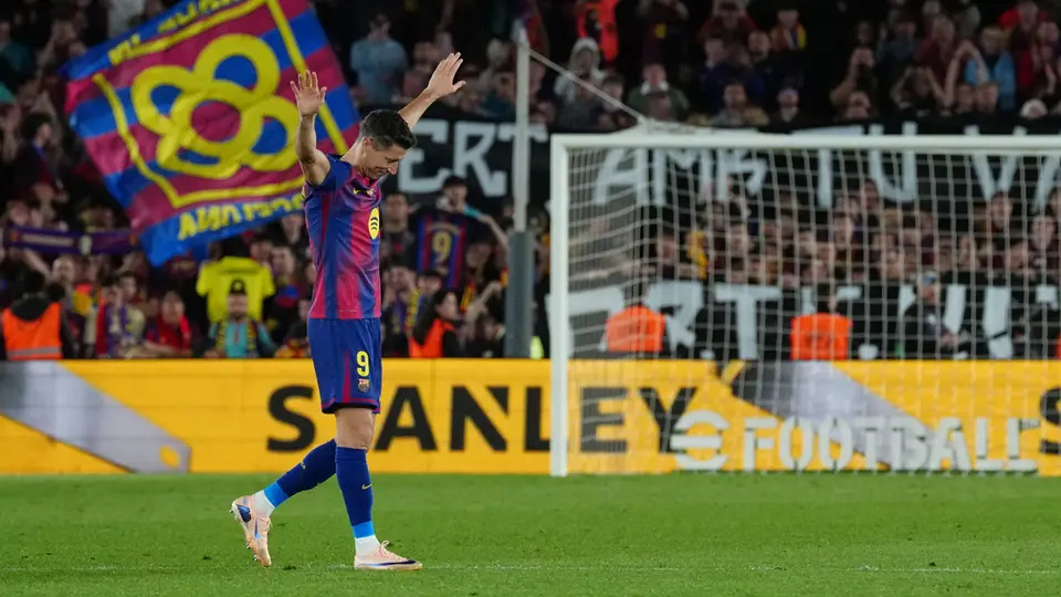 Robert Lewandowski, leyenda blaugrana | AP