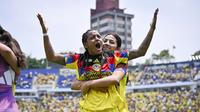 Jugadoras de América en celebración ante Rayadas en la Final del Clausura 2026 de la Liga MX Femenil | IMAGO 7