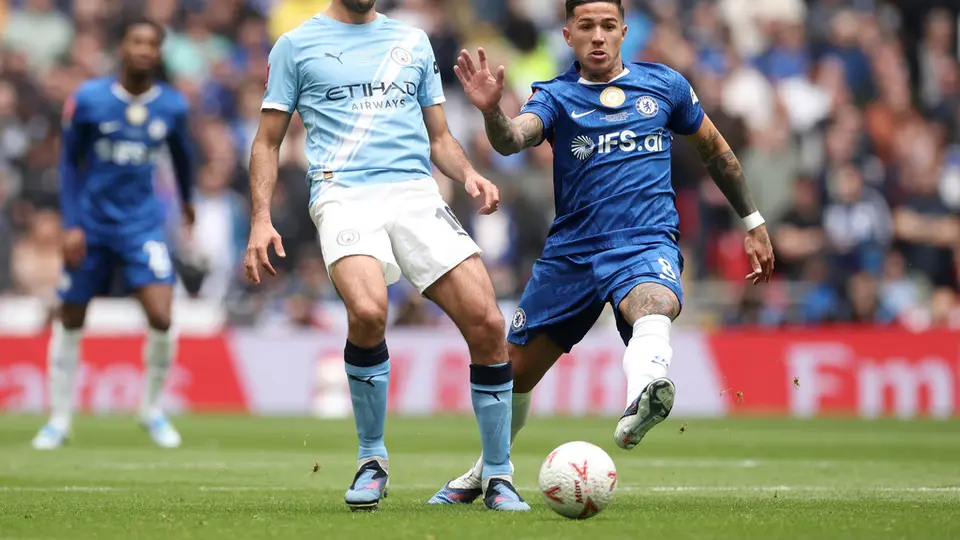 Enzo Fernández y Rodrigo con Chelsea en la Final de la FA Cup | AP