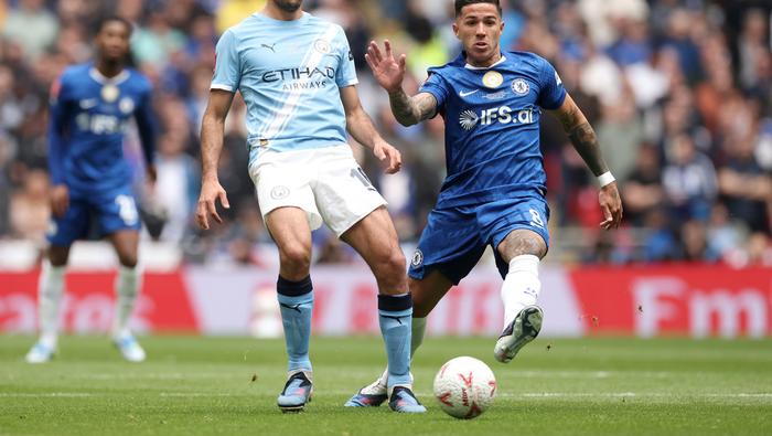 Enzo Fernández y Rodrigo con Chelsea en la Final de la FA Cup | AP