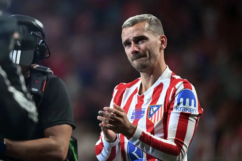 Antoine Griezmann triste por su salida del Atlético de Madrid | AFP