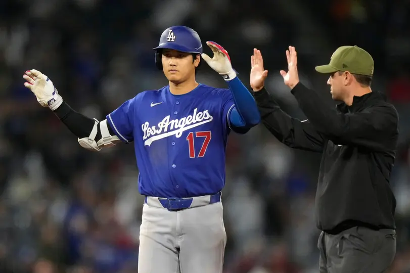 Shohei Ohtani con los Dodgers | AP