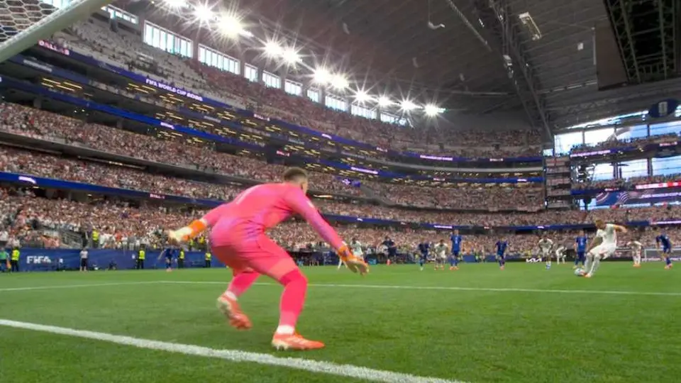 El penal de Harry Kane en el juego de Inglaterra contra Croacia en la Copa del Mundo 2026 | CAPTURA DE PANTALLA