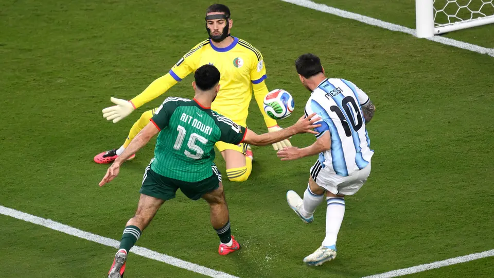 Gol de Messi que fue invalidado por el VAR | AP