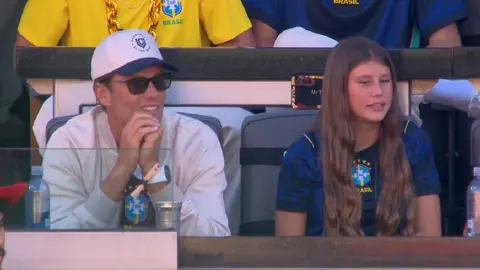 Tom Brady con su hija en el duelo de Brasil | Especial