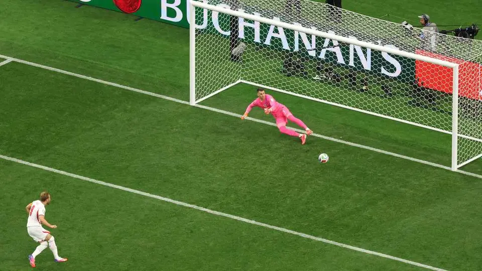 El penal de Harry Kane en el juego de Inglaterra contra Croacia en la Copa del Mundo 2026 | AP