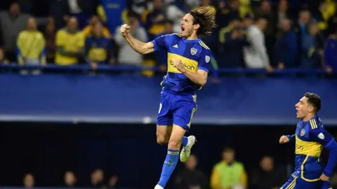 Edinson Cavani con Boca Júniors | X:@BocaJrsOficial
