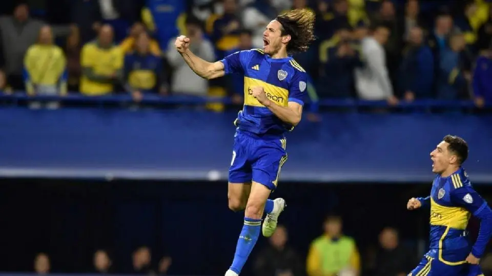 Edinson Cavani con Boca Júniors | X:@BocaJrsOficial
