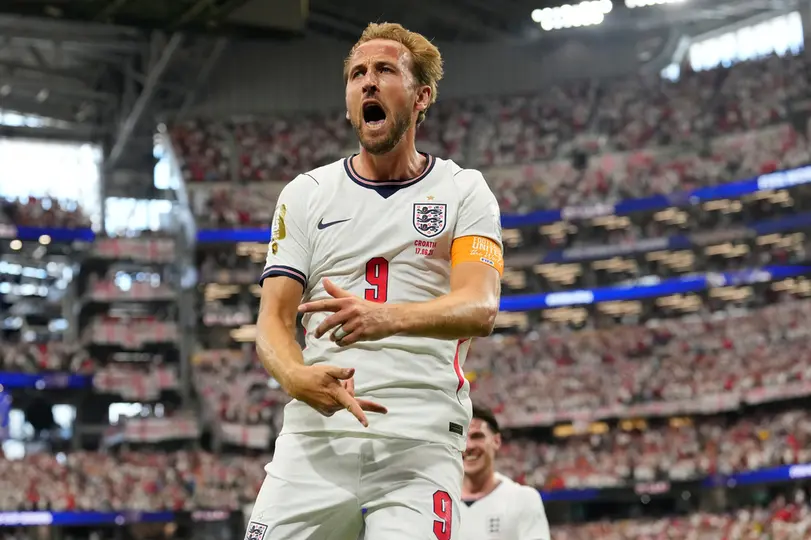 Harry Kane logró marcar un doblete en el partido ante Croacia del Mundial | AP