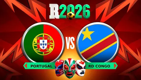 Portugal vs RD Congo Mundial 2026 Fase de Grupos