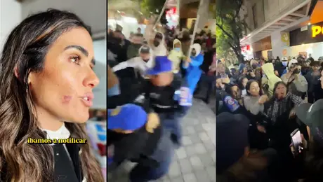 VIDEOS: Alessandra Rojo de la Vega es golpeada por comerciantes de la Zona Rosa