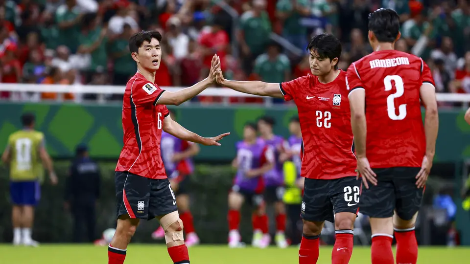 In-beom Hwang durante el partido entre Corea del Sur y Chequia | MEXSPORT
