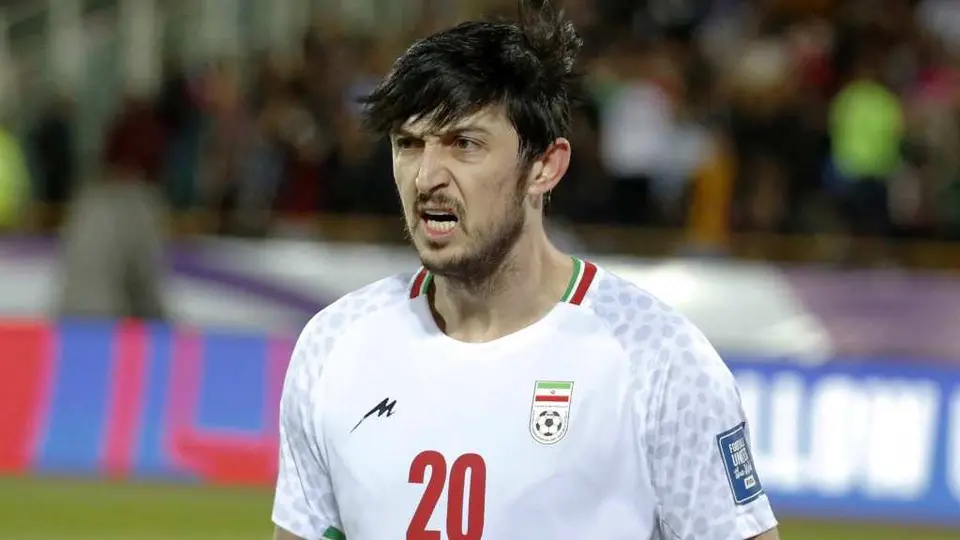 Sardar Azmoun, delantero iraní y de Shabab Al Ahli | AFP