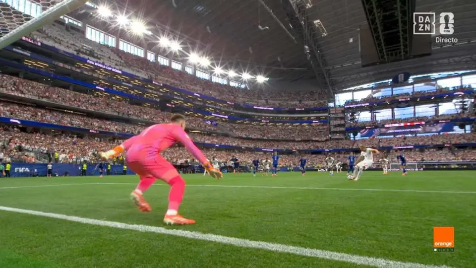 El penal de Harry Kane en el juego de Inglaterra contra Croacia en la Copa del Mundo 2026 | CAPTURA DE PANTALLA