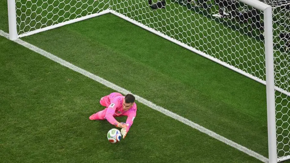El penal de Harry Kane en el juego de Inglaterra contra Croacia en la Copa del Mundo 2026 | AP