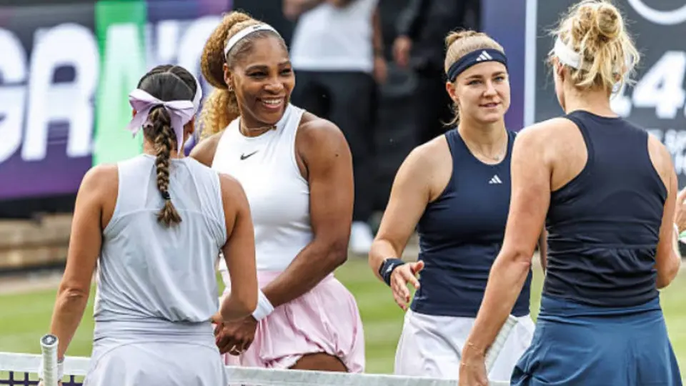 Olmos y su pareja vencieron a Serena Williams y Karolina Muchova | Redes