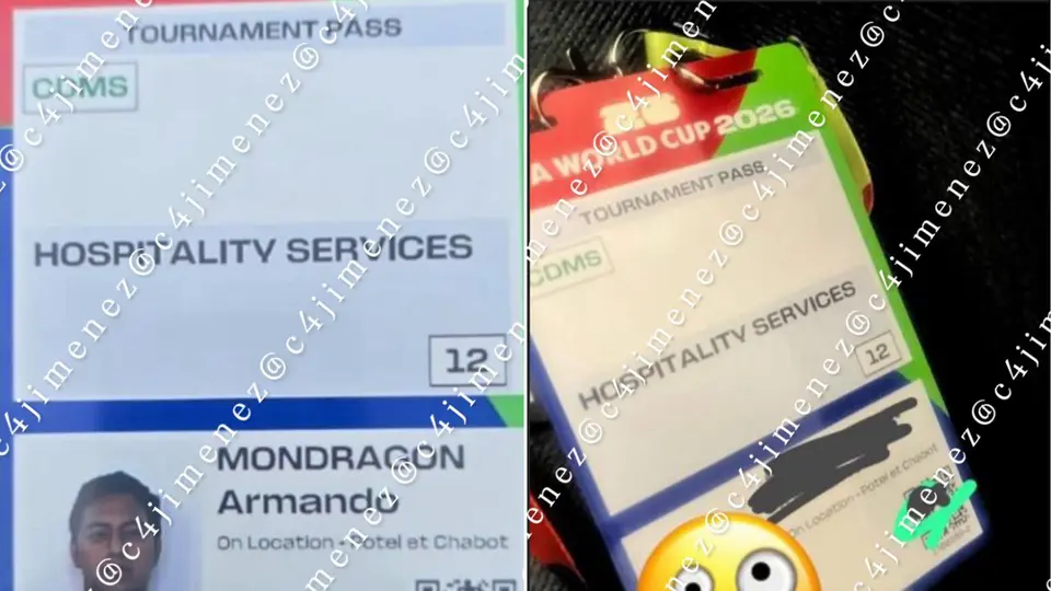 La publicación en redes habría sido clave para detectar la presunta renta irregular de una acreditación oficial del Mundial 2026. / @c4jimenez