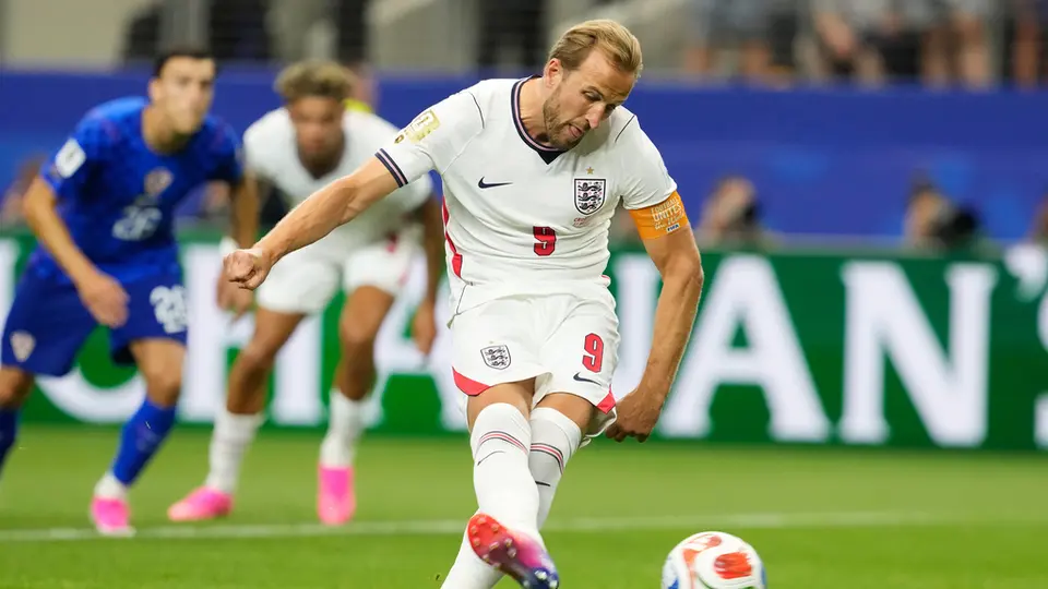 Harry Kane marcó de penal ante Croacia en la Copa del Mundo | AP