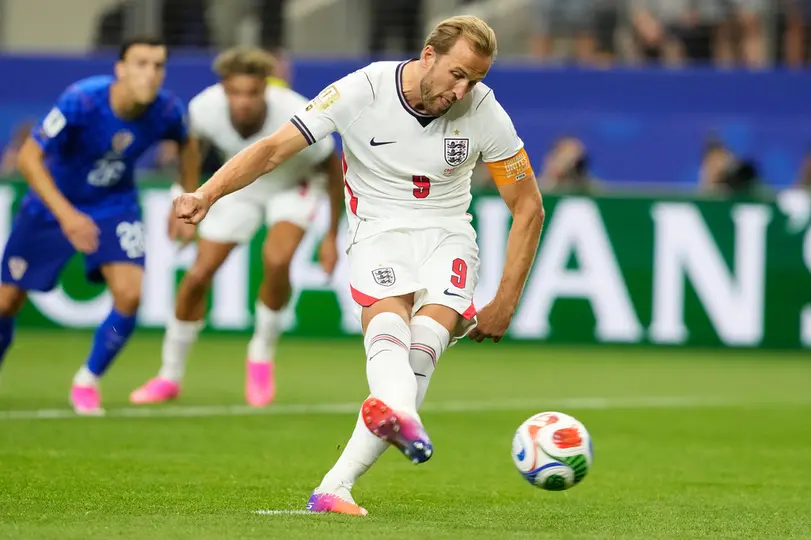 Harry Kane marcó de penal ante Croacia en la Copa del Mundo | AP