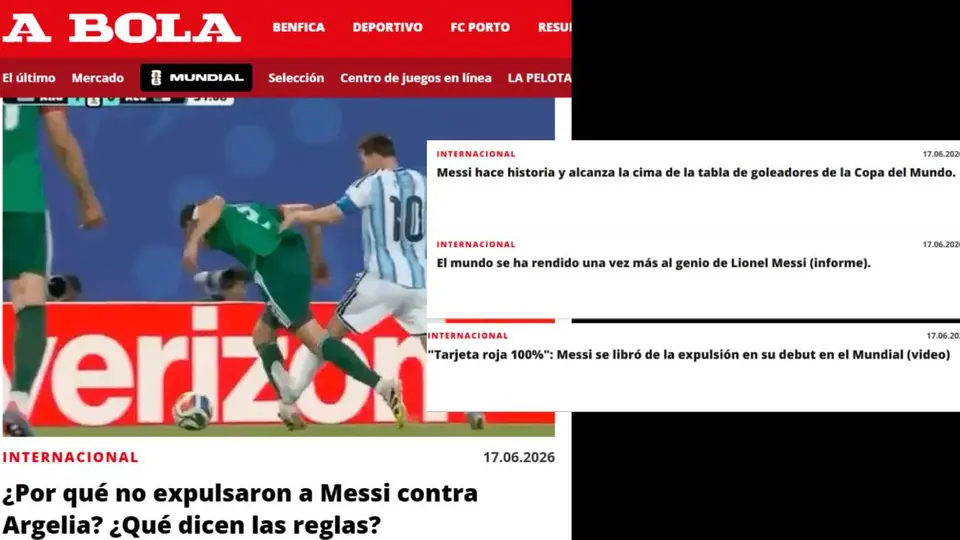 Reacción de A Bola al récord de Messi | CAPTURA DE PANTALLA
