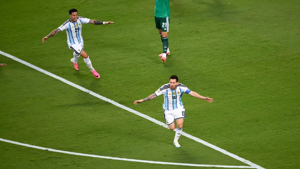 Lionel Messi abre la cuota goleadora de Argentina en el Mundial | AP