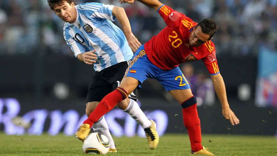 Argentina se enfrentó a España en el 2010 | MEXSPORT