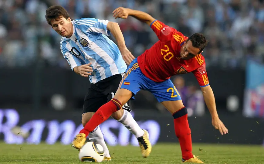 Argentina se enfrentó a España en el 2010 | MEXSPORT